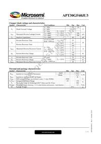 APT30GF60JU3 Datasheet Page 3