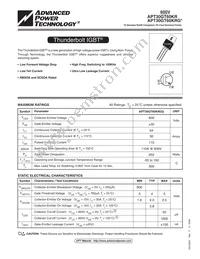 APT30GT60KRG Datasheet Cover