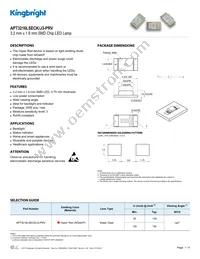 APT3216LSECK/J3-PRV Datasheet Cover