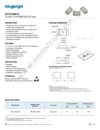 APT3216QBC/D Datasheet Cover