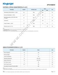 APT3216QBC/D Datasheet Page 2