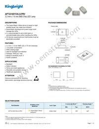 APT3216SYCK/J3-PRV Datasheet Cover