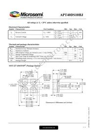 APT40DS10HJ Datasheet Page 2