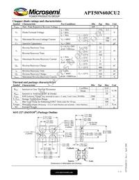 APT50N60JCU2 Datasheet Page 3