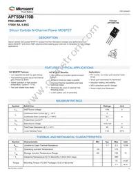 APT5SM170B Datasheet Cover