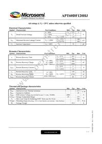 APT60DF120HJ Datasheet Page 2