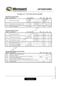 APT60DS20HJ Datasheet Page 2