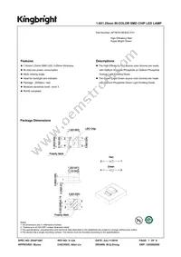 APTB1612ESGC-F01 Datasheet Cover