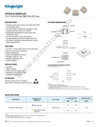 APTB1612LVBDSYKJ3C Datasheet Cover