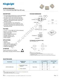 APTB1612SEKCGKC Datasheet Cover