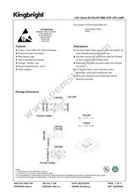 APTB1612SYKCGKC-F01 Datasheet Cover