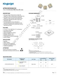 APTB1615SYKCGKC-F01 Datasheet Cover