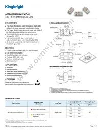 APTBD3216SURKSYKC-01 Datasheet Cover