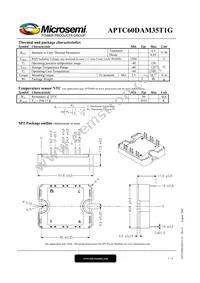 APTC60DAM35T1G Datasheet Page 3