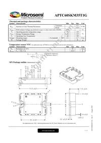 APTC60SKM35T1G Datasheet Page 3