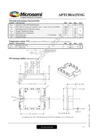 APTC80A15T1G Datasheet Page 3