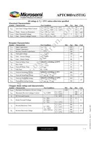 APTC80DA15T1G Datasheet Page 2