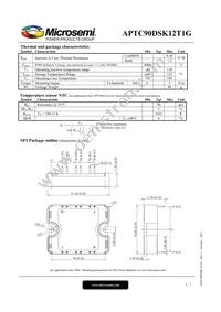 APTC90DSK12T1G Datasheet Page 3