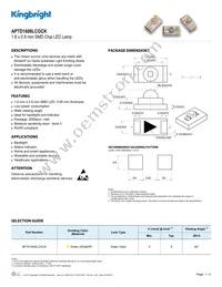 APTD1608LCGCK Datasheet Cover