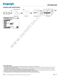 APTD1608LCGCK Datasheet Page 4