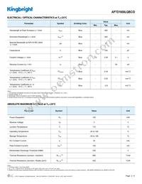 APTD1608LQBC/D Datasheet Page 2