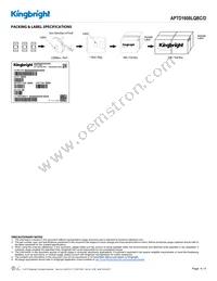 APTD1608LQBC/D Datasheet Page 4