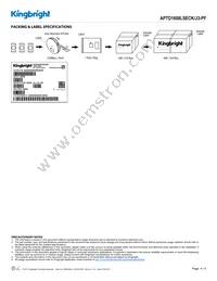 APTD1608LSECK/J3-PF Datasheet Page 4