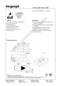 APTD1608SEC/J3 Datasheet Cover