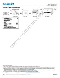 APTD1608SURCK Datasheet Page 4