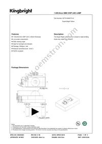 APTD1608SYC/J3 Datasheet Cover