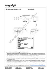 APTD1608ZGC Datasheet Page 5