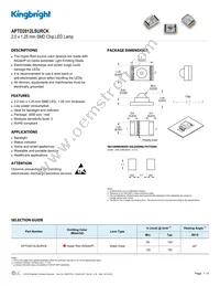 APTD2012LSURCK Datasheet Cover