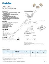 APTD3216LVBC/D Datasheet Cover