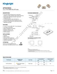 APTD3216SECK Datasheet Cover