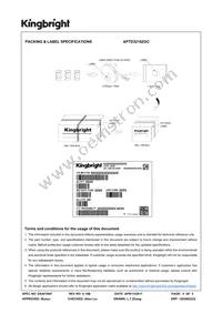 APTD3216ZGC Datasheet Page 5