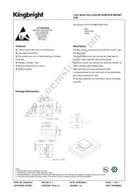 APTF1616QBDSURKCGKC Datasheet Cover