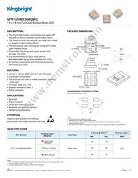 APTF1616SEEZGKQBKC Datasheet Cover