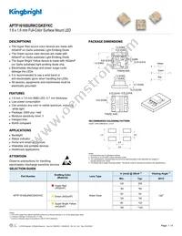 APTF1616SURKCGKSYKC Datasheet Cover