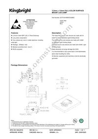 APTF3216SEEZGQBDC Datasheet Cover