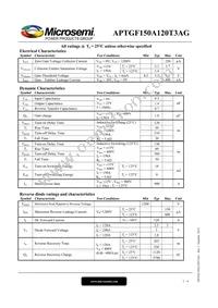 APTGF150A120T3AG Datasheet Page 2