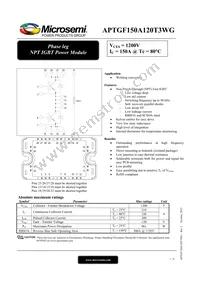 APTGF150A120T3WG Datasheet Cover