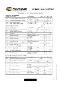 APTGF150A120T3WG Datasheet Page 2