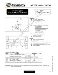 APTGF200DA120D3G Datasheet Cover