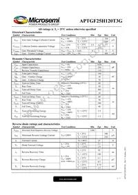 APTGF25H120T3G Datasheet Page 2