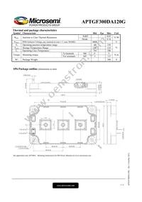 APTGF300DA120G Datasheet Page 3