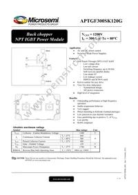 APTGF300SK120G Datasheet Cover