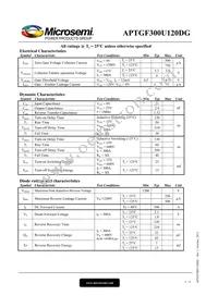 APTGF300U120DG Datasheet Page 2