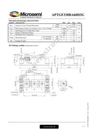 APTGF330DA60D3G Datasheet Page 3