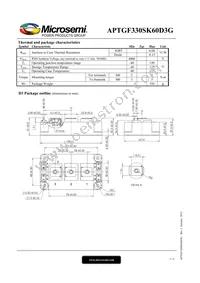 APTGF330SK60D3G Datasheet Page 3