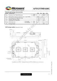 APTGF350DA60G Datasheet Page 3
